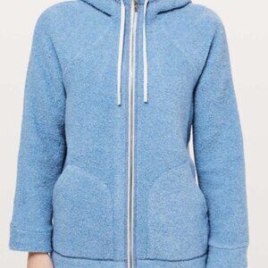 20. Lululemon So Sherpa Hooded Jacket Heathered Lunar Eclipse